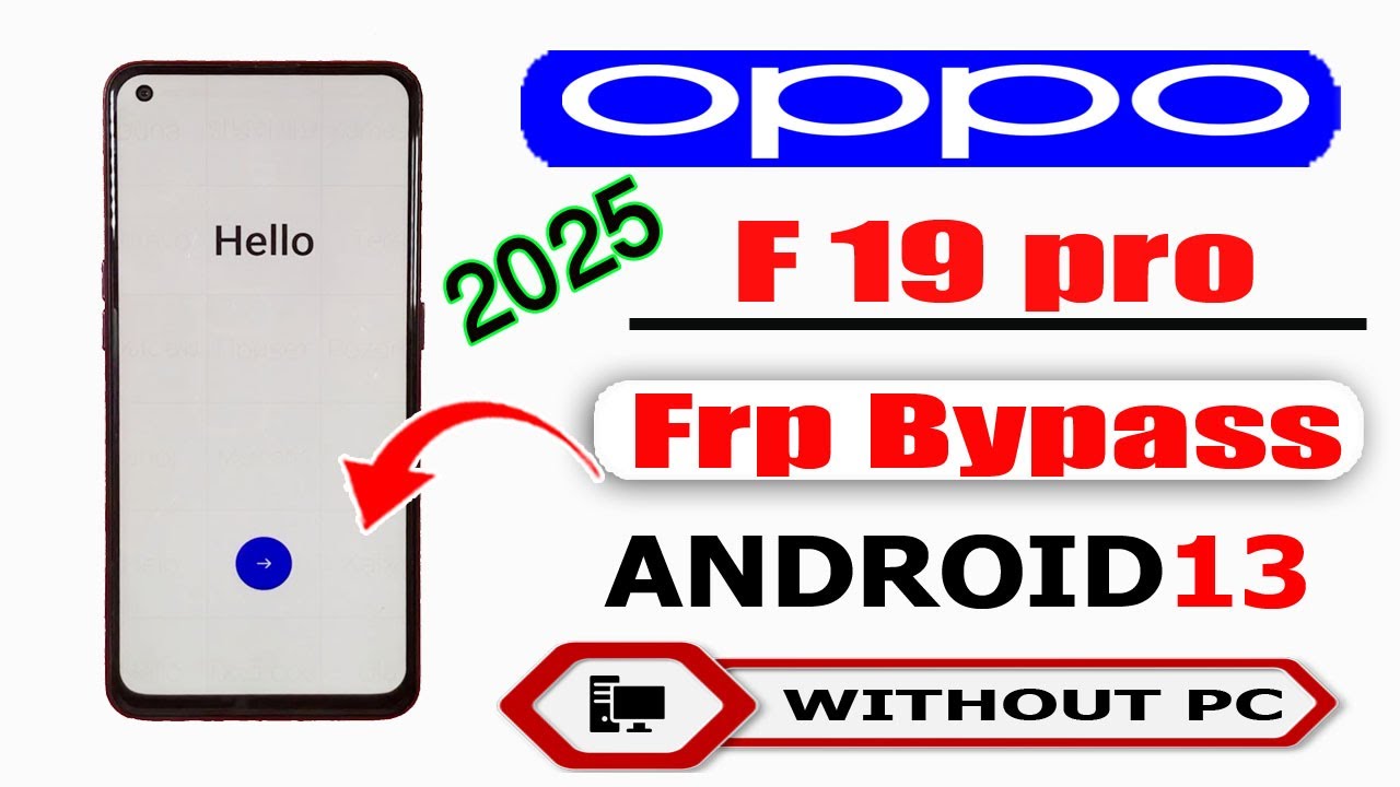 Oppo F19 Pro Frp Bypass 