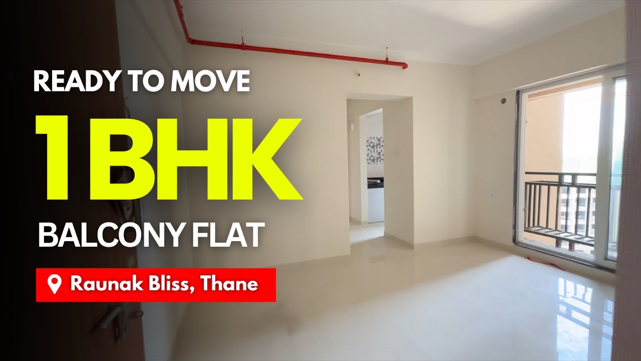 Ready To Move 1 BHK Balcony Flat For Sale In Raunak Bliss, Thane | Easy Connectivity | Budget Flat