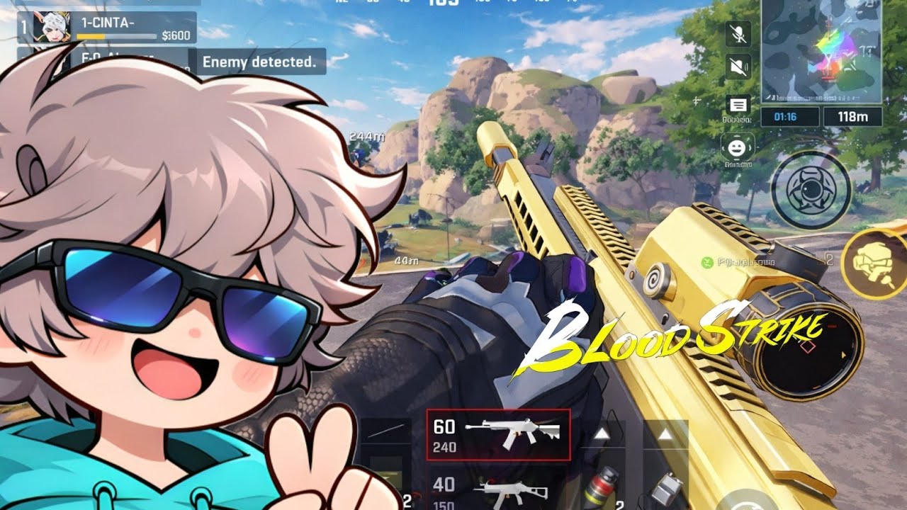 Bloodstrike mobile gameplay | fight with pros