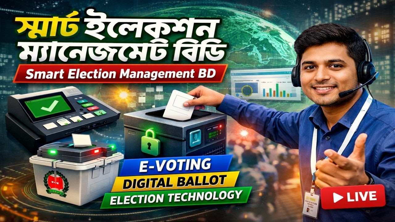 স্মার্ট ইলেকশন ম্যানেজমেন্ট বিডি | Smart Election Management BD | ডিজিটাল ভোট ব্যবস্থাপনা বাংলাদেশ