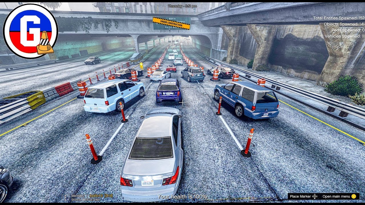 Massive Construction Site in the Tunnel WIP (Grand Theft Auto 5 Gameplay)