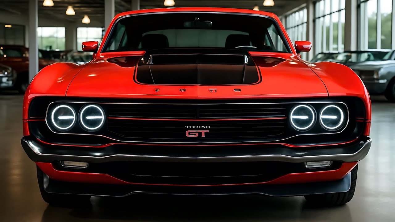 Ford Torino GT 2026 wreszcie dostępny - klasyczna ikona odrodziła się z nową, szaloną technologią!
