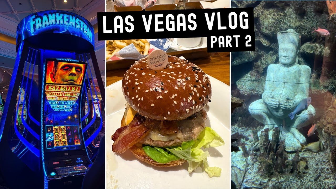 Las Vegas 2024: Aria Spring Displays, Gordon Ramsey Burger, and the Aquarium at Mandalay Bay!