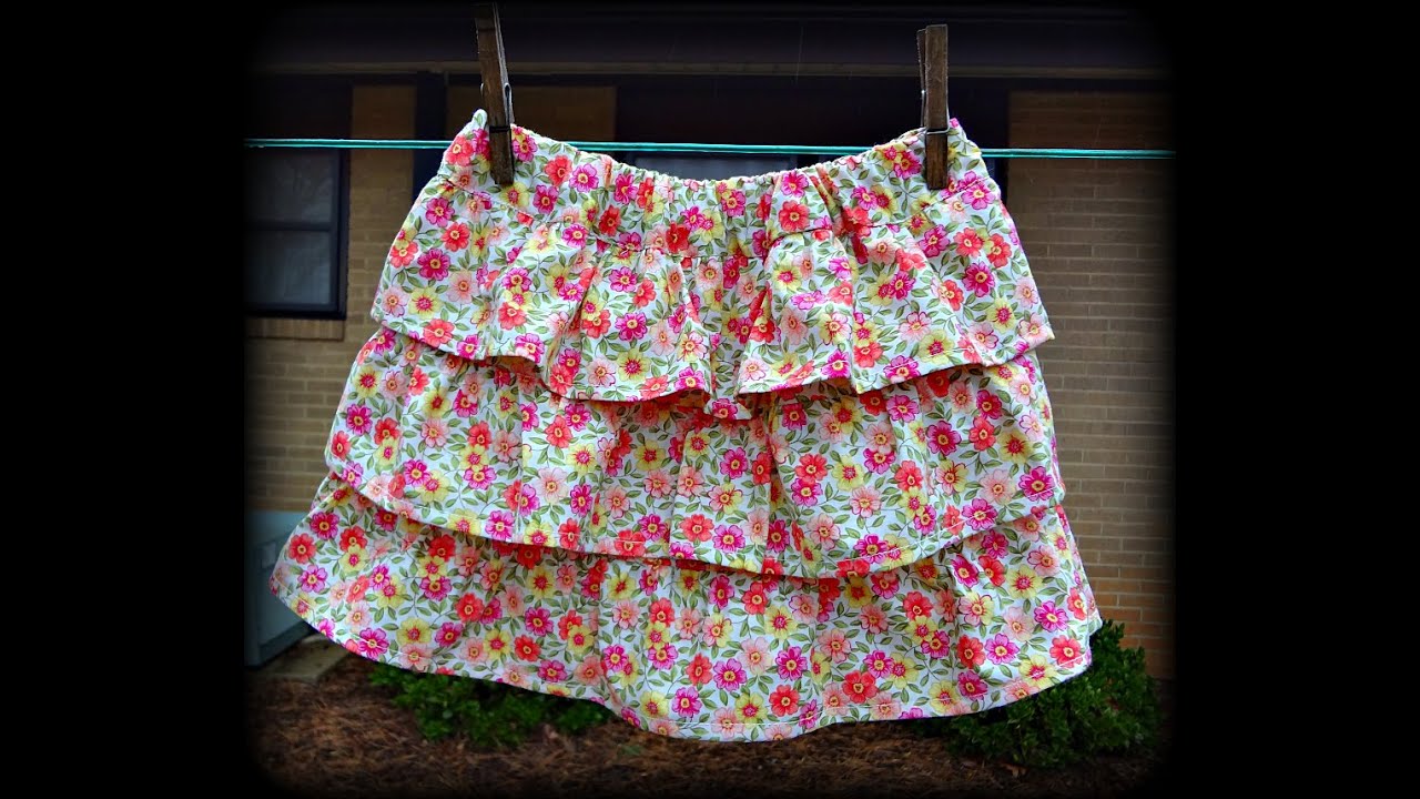 How To Make Ruffled Skirt