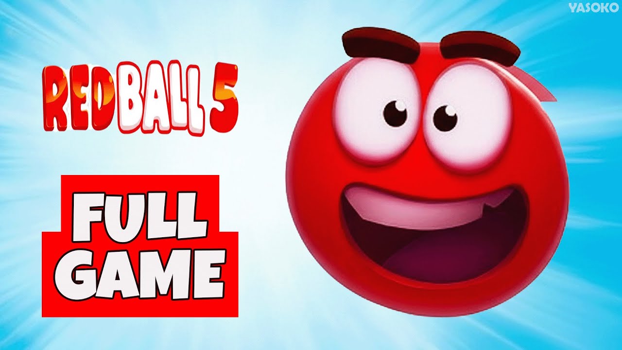 RED BALL 5 &ndash; Full Game Walkthrough (No Commentary, 1080p 60FPS)