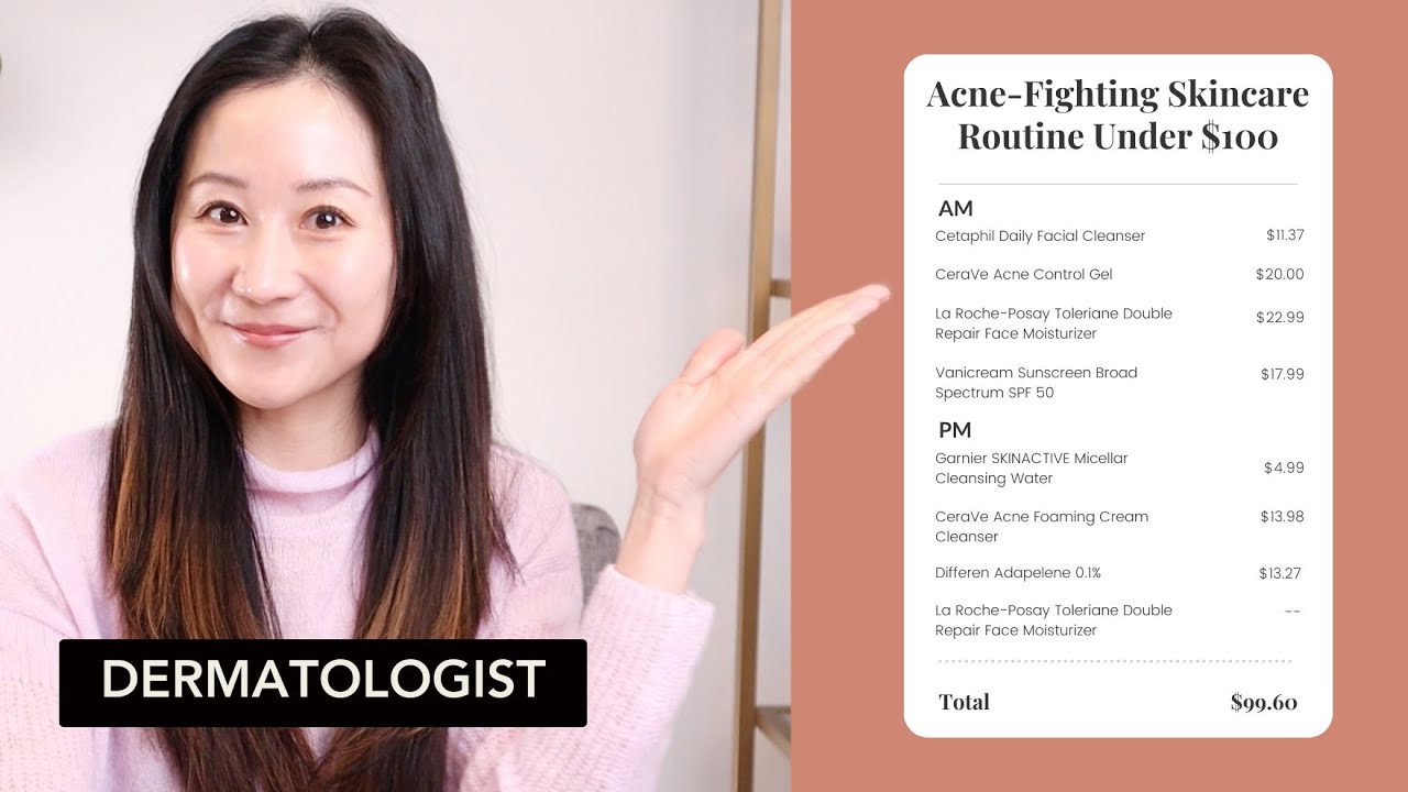 Dermatologist creates acne routine for $100 | Dr. Jenny Liu