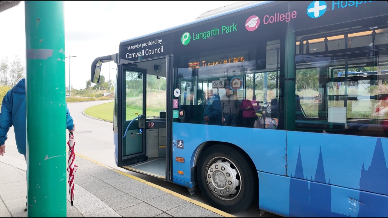 Testing out the park and ride to Truro