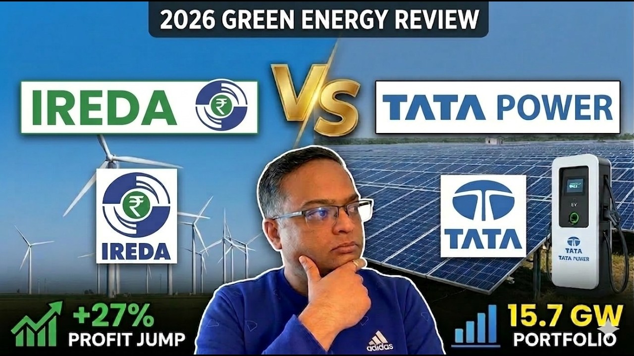 IREDA против Tata Power: лучшая акция в сфере зеленой энергетики на 2026 год? Полное сравнение.