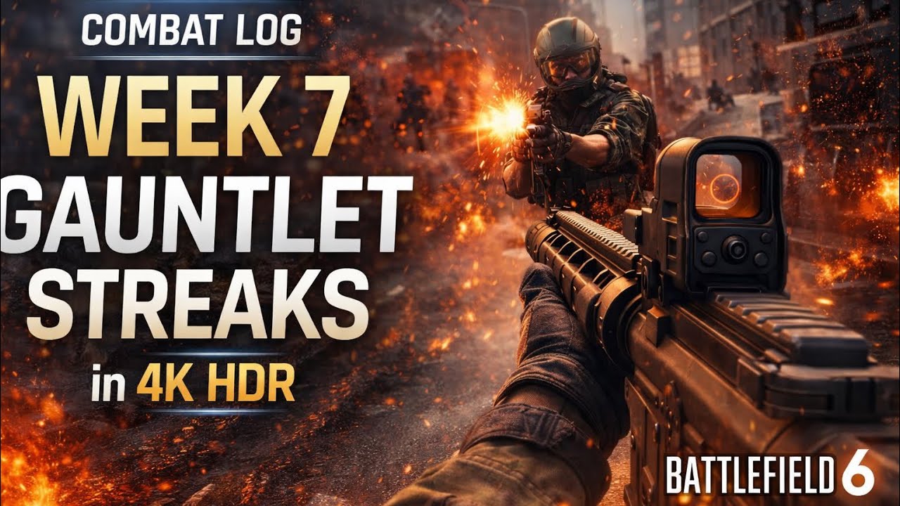 Battlefield 6: The 2026 Combat Log – Week 7 | Gauntlet Streaks in 4K HDR