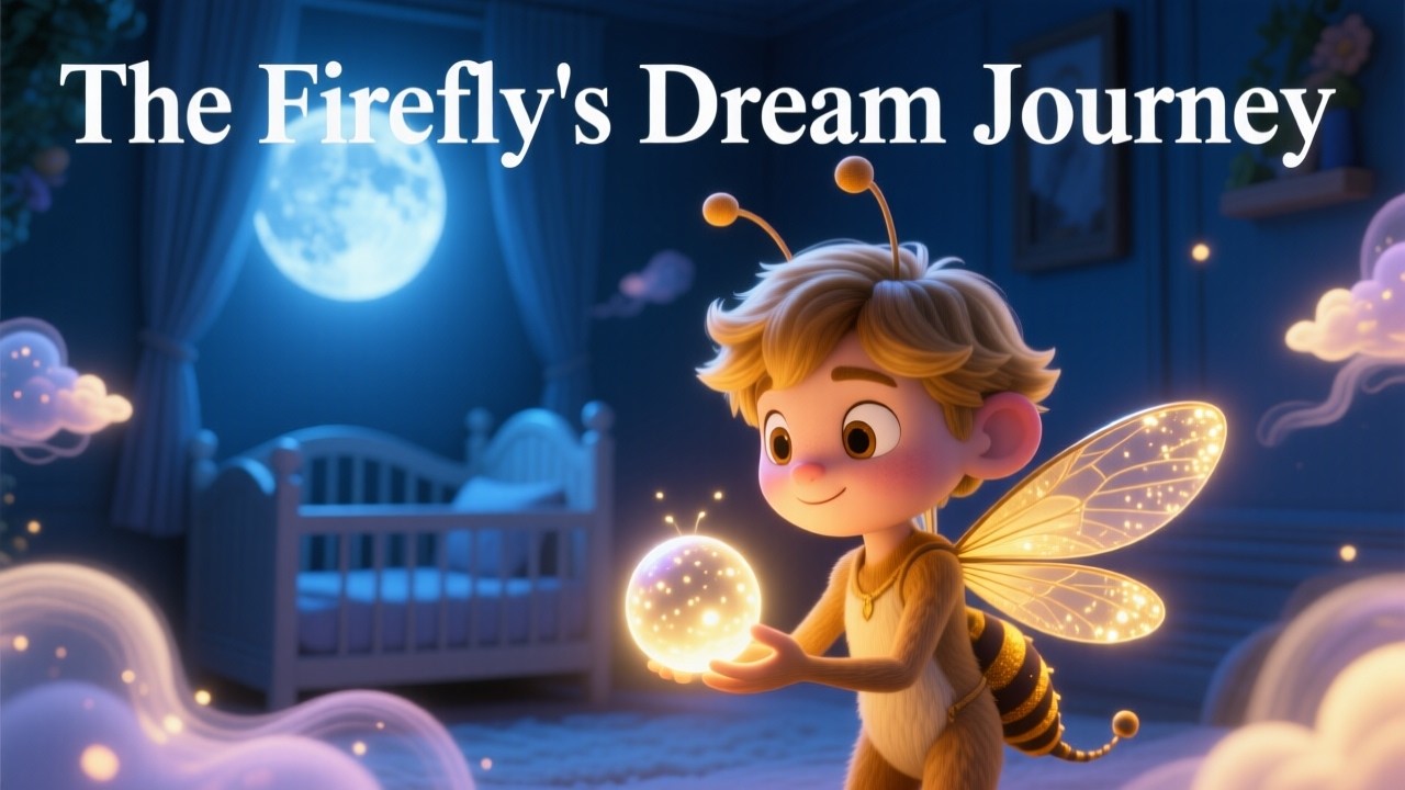 The Firefly's Dream Journey   Calm Bedtime Story for Kids