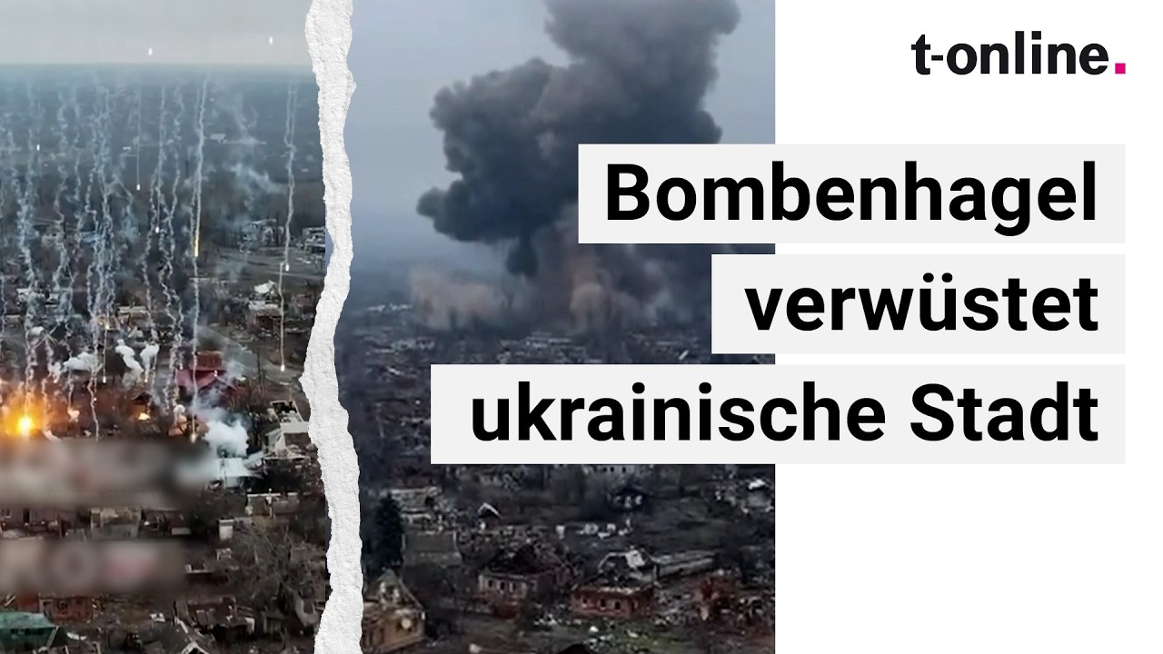 Russlands Ukraine-Krieg: Bombenhagel verw&uuml;stet ukrainische Stadt
