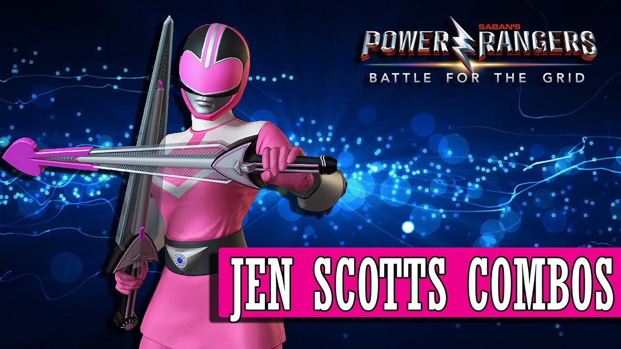 Jen Scotts Combos [Damage up to 890] - Power Rangers: Battle For the Grid [1080p/60fps] [ver 2.1]