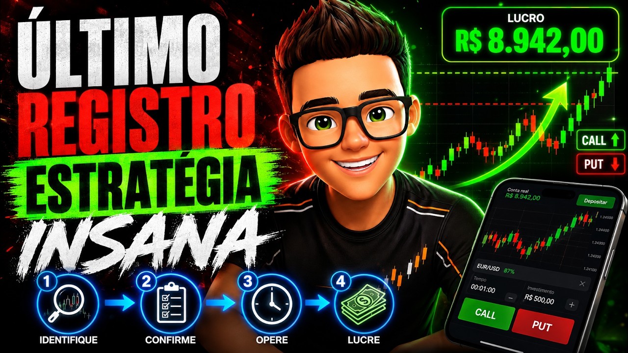 &Uacute;ltimo Registro: A Estrat&eacute;gia mais insana de Op&ccedil;&otilde;es Bin&aacute;rias