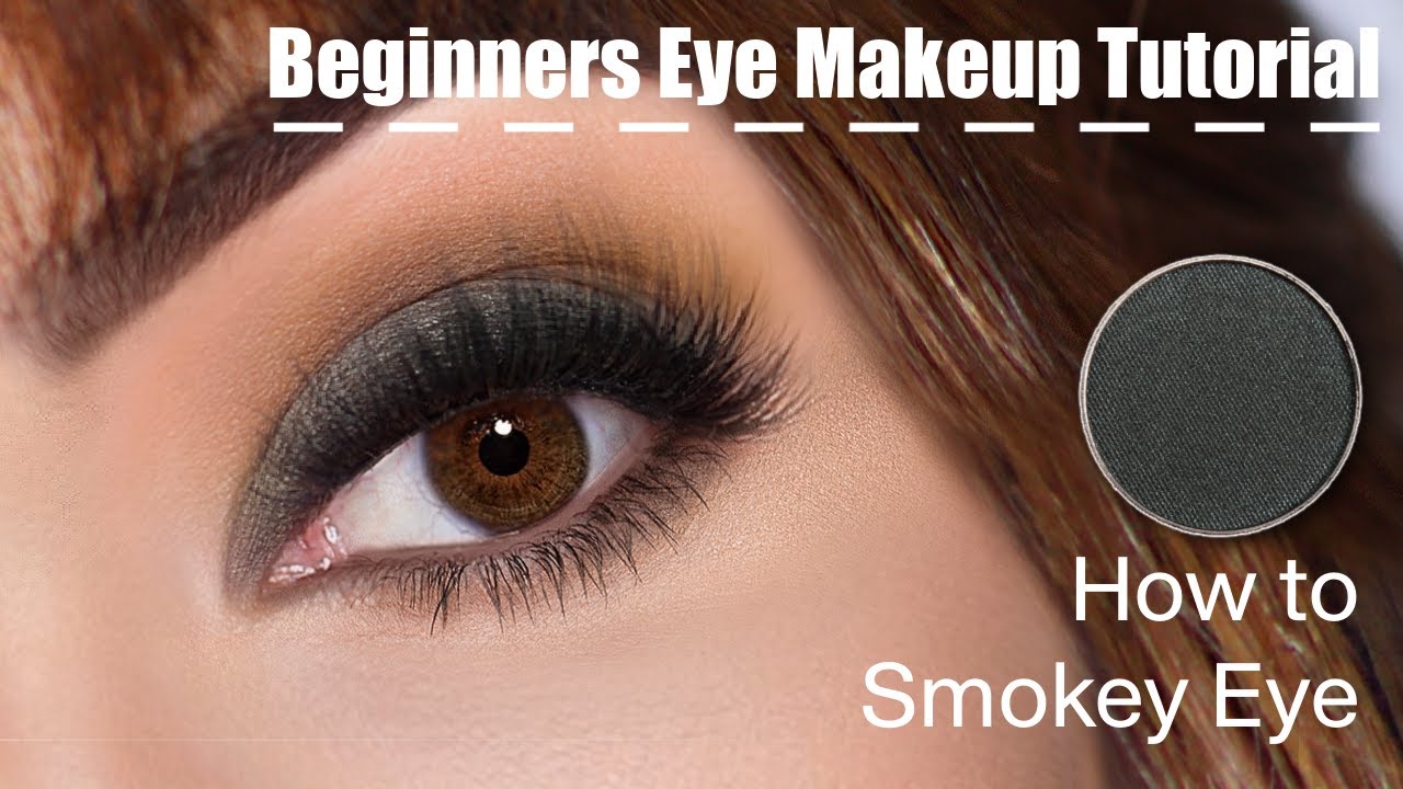 Beginners Eye Makeup Tutorial Using Old Eyeshadow Makeup | How To Apply A Smokey Eye