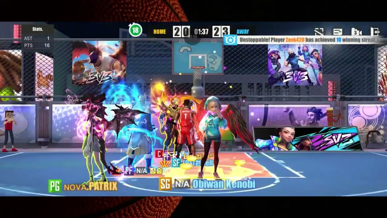 24 points by Cher / Exciting Battle! feat. Fellow.. Nova*Patrix - STREETBALL ALLSTAR