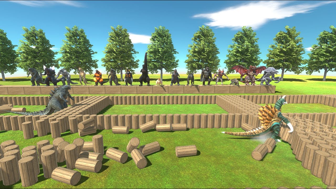 Who Is the Fastest Kaiju Monster Obstacle Race  Animal Revolt Battle Simulator