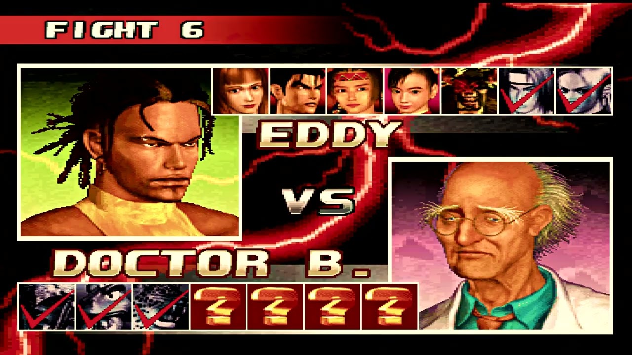 Tekken 3: Team Battle Mode [Hard] Part 15 - PSX Duckstation Emulator [1080p to 2160p 4k] #15