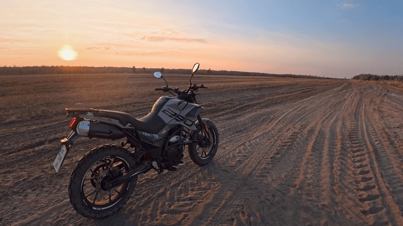 Sunset Ride on Tekken 250 | Peaceful Countryside POV 🌅 Off-Road Adventure