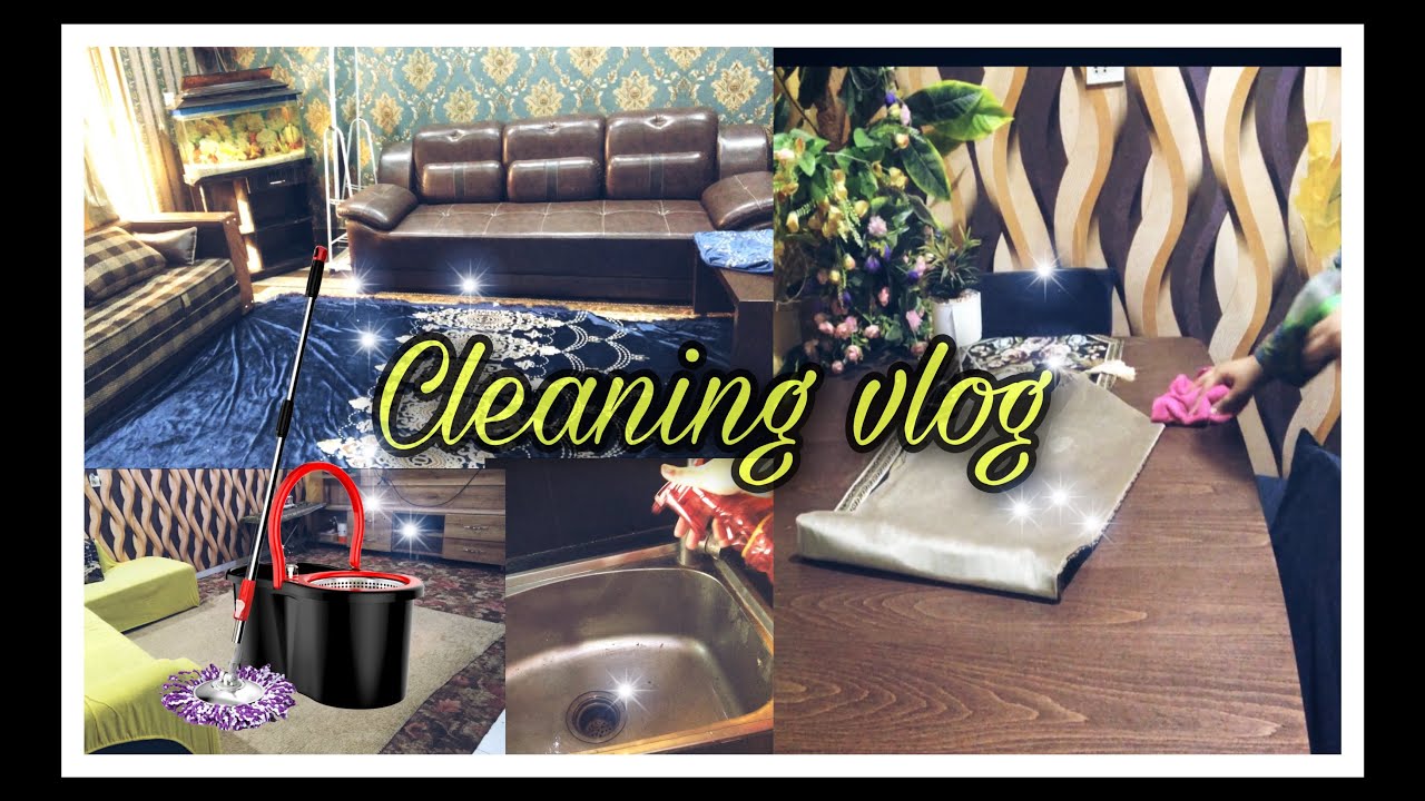 Vlog | cleaning of house | Floor | kitchen | couch | Ayesha transformation