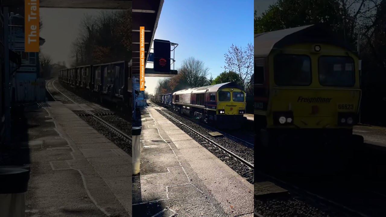 &ldquo;Rebel Smell&rdquo;🎤🎤 Freightliner 66623 &ldquo;Lest we Forget&rdquo; with Domestic Waste @ Mobberley.😷😷