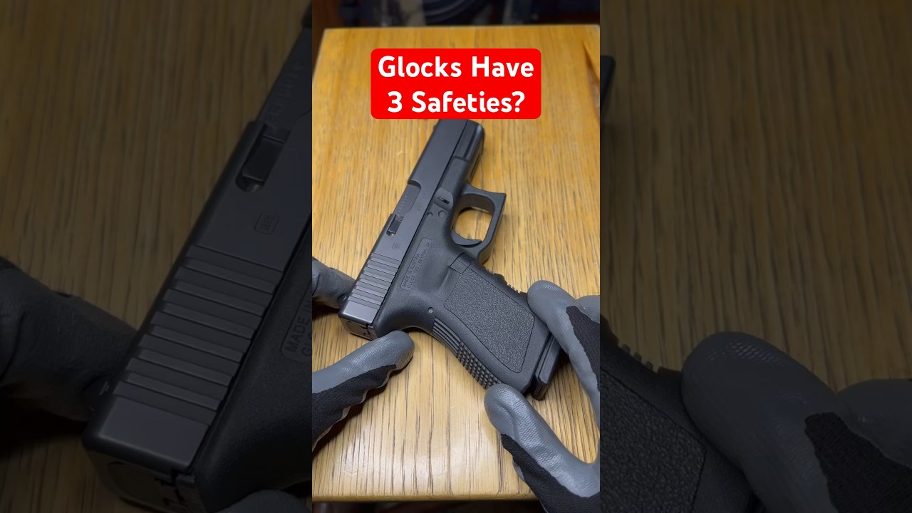 Glocks 3 safeties explained In Under A Minute! #glockinc #gun #pistol #glock