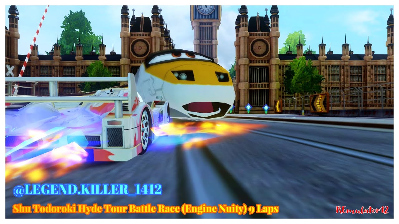 Cars 2 The Video Game | Shu Todoroki - Battle Race (EN) | Hyde Tour 9 Laps
