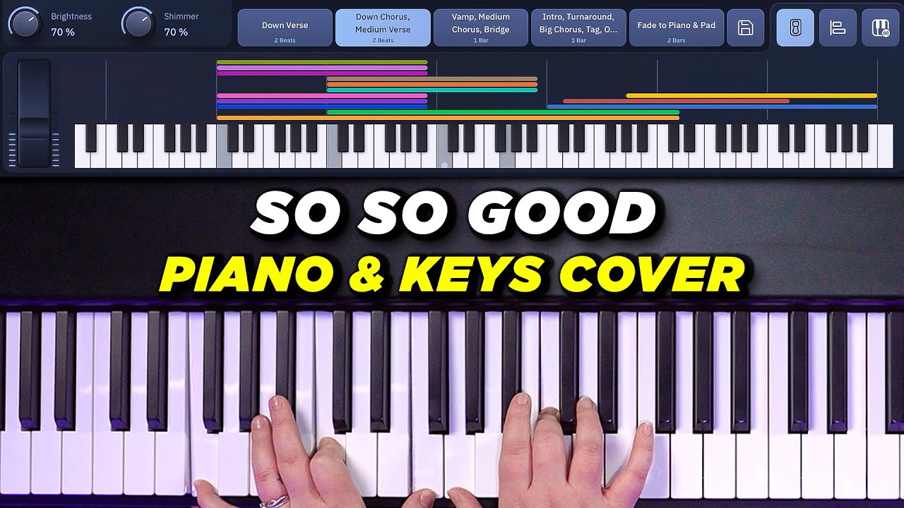 So So Good Piano & Keys Playthrough - Phil Wickham - Song Specific Patch Sunday Keys