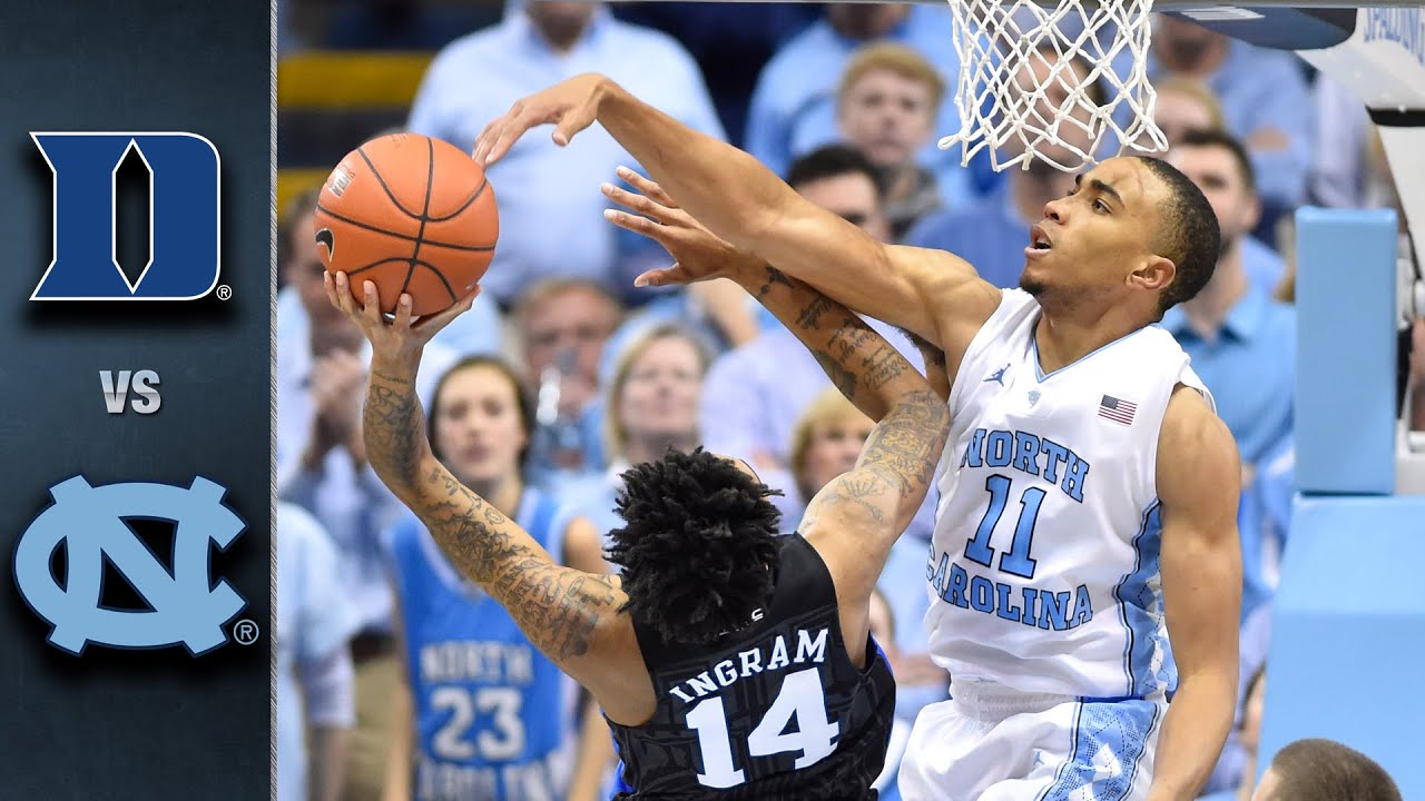 Duke vs. North Carolina Basketball Highlights (2015-16)