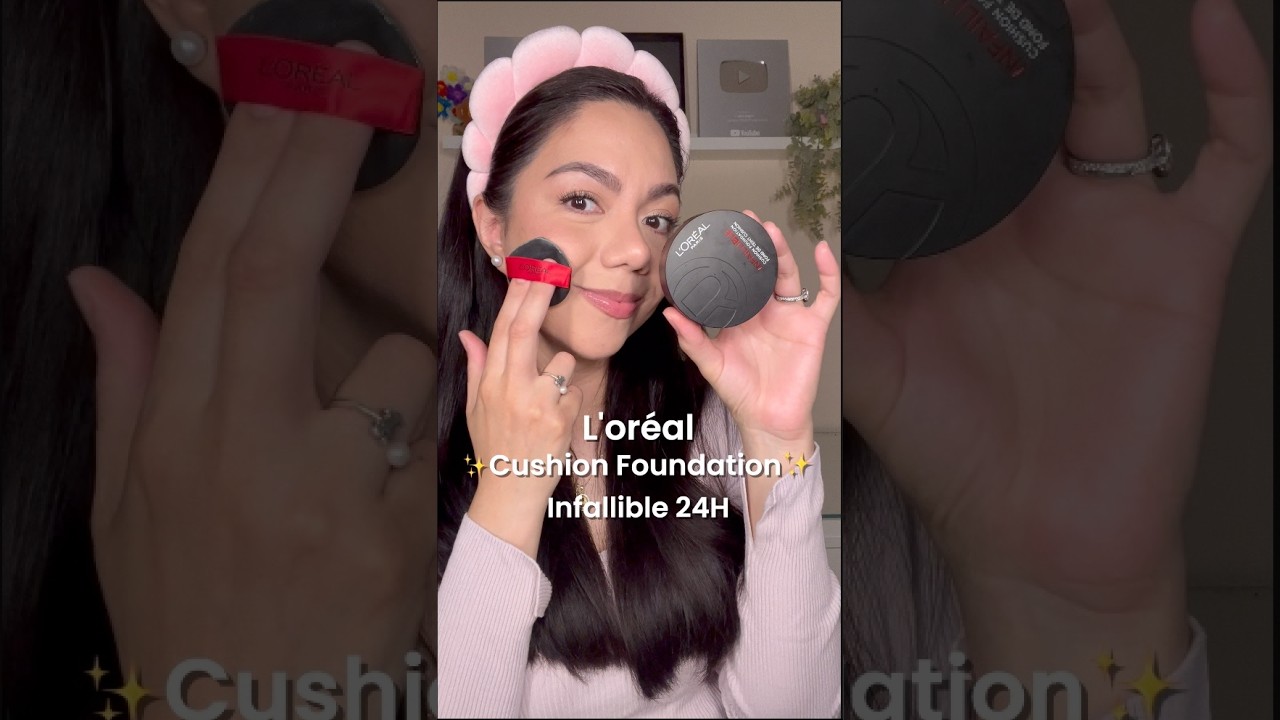 PROBANDO LA NUEVA L'OREAL INFALLIBLE CUSHION FOUNDATION | MARIEBELLE COSMETICS