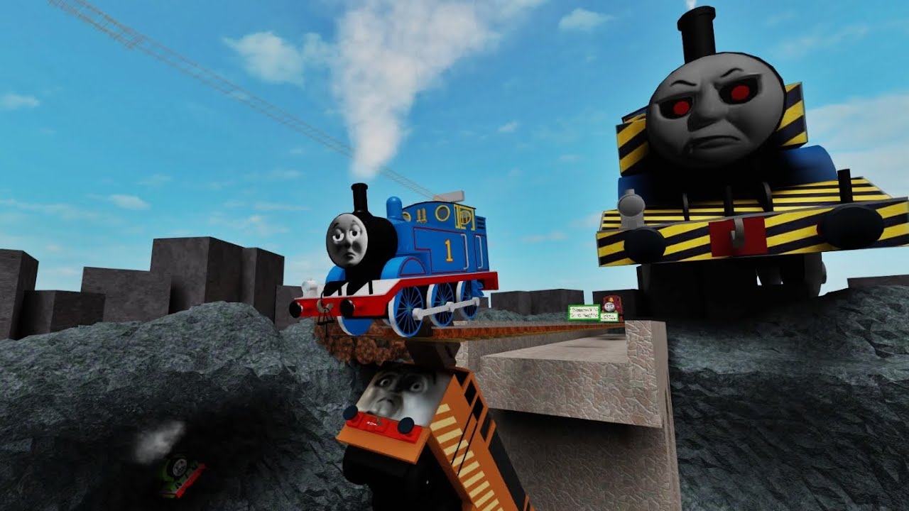 THOMAS AND FRIENDS Driving Fails Thomas and Diesel10 Fell into the Mine 8