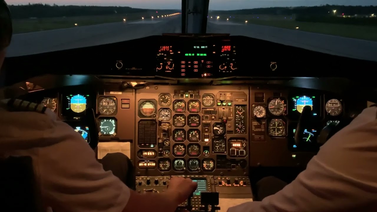 ATR42-200 take off cockpit view