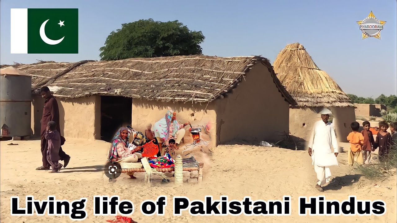 living lifestyle of Hindus in Pakistan Hindu village life in mud house || @PiyarooRam