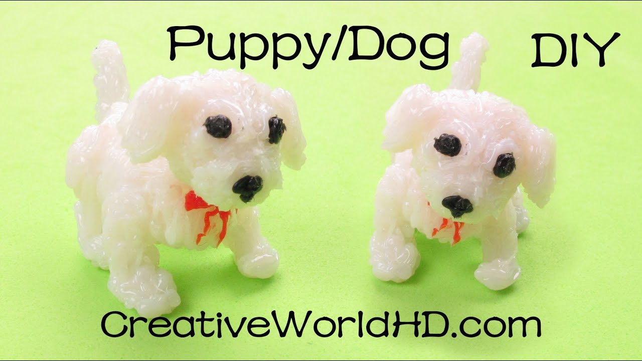 How to Make Puppy/Dog - 3D Printing Pen Creations/Scribbler DIY Tutorial