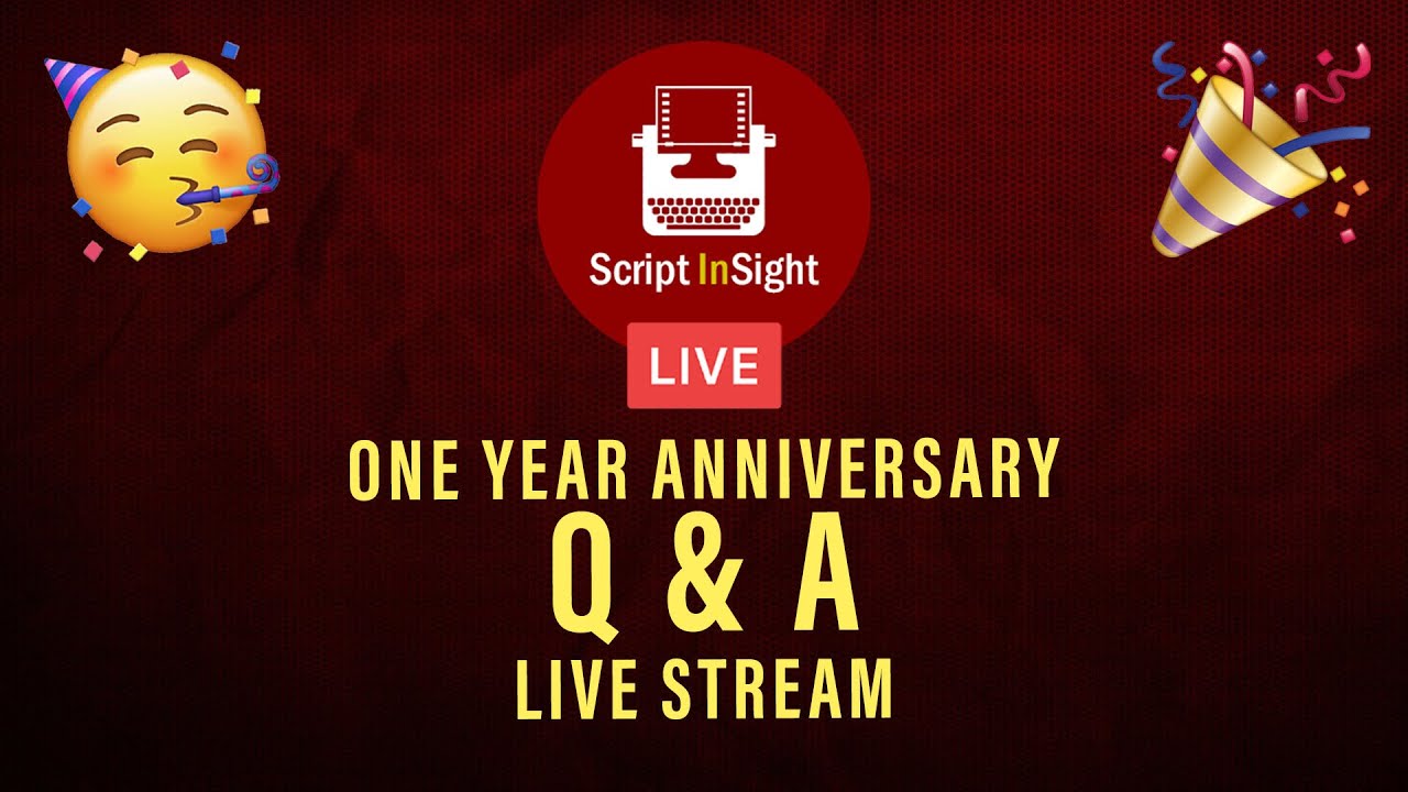 One Year of Script InSight - Q&A Live Stream