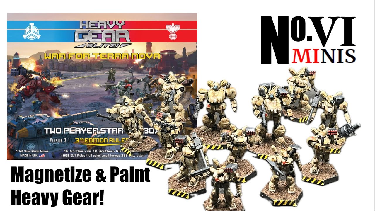 Your Complete Modeling and Painting Guide to Heavy Gear Blitz: War for Terra Nova Starter Set ￼