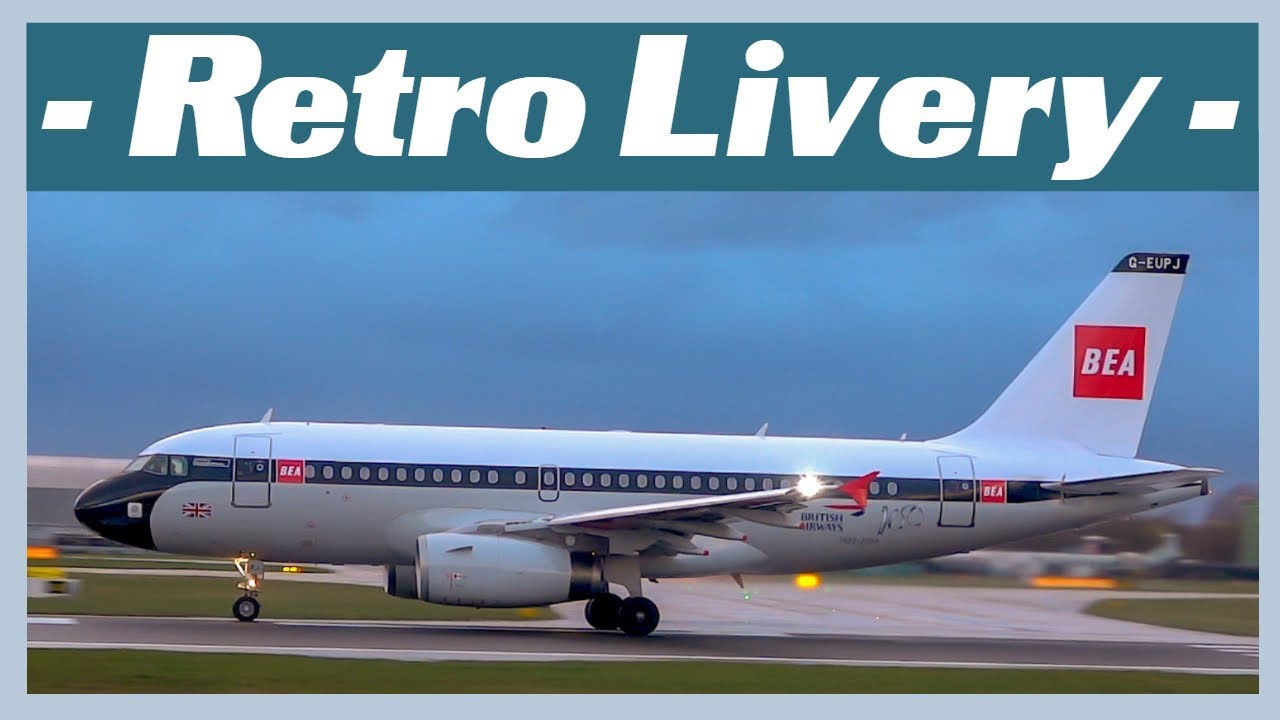 BEA retro Livery (British Airways) 1st Visit Manchester Airport