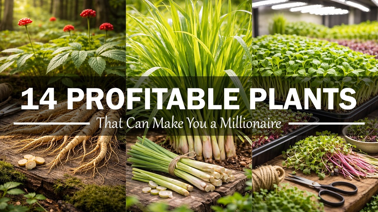 14 Profitable Plants That Will Make You a Millionaire (That Nobody’s Growing)