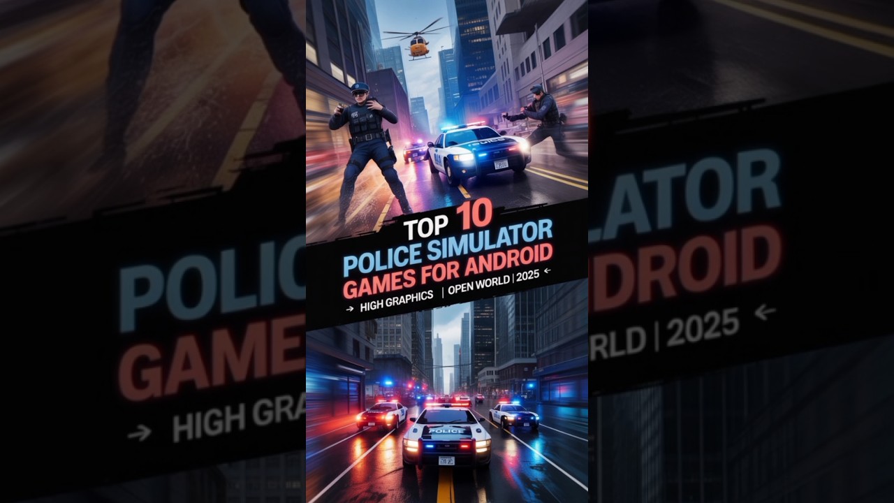 Top 10 Police Simulator Games For Android #policegames #mobilesimulator #androidgames