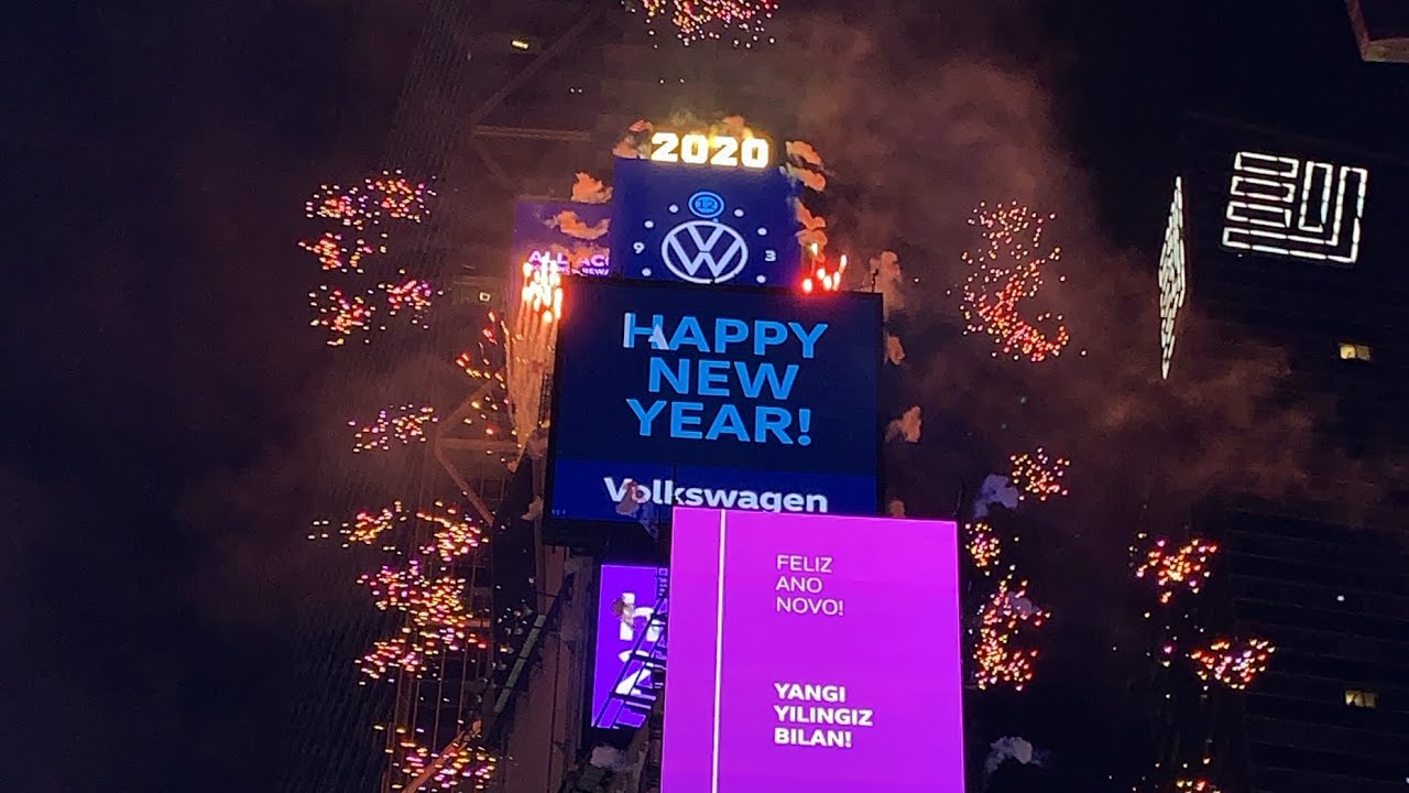 Times Square New Years Eve Ball Drop 2020