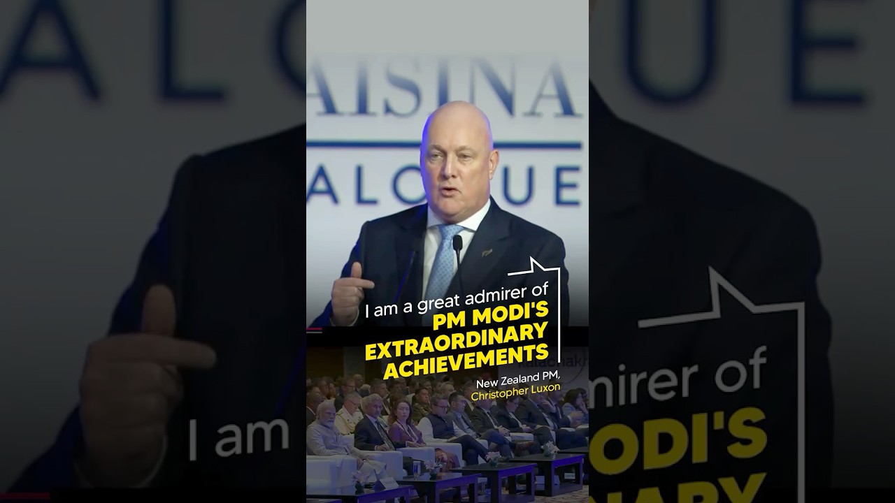 New Zealand PM Christopher Luxon admires PM Modi's extraordinary achievements