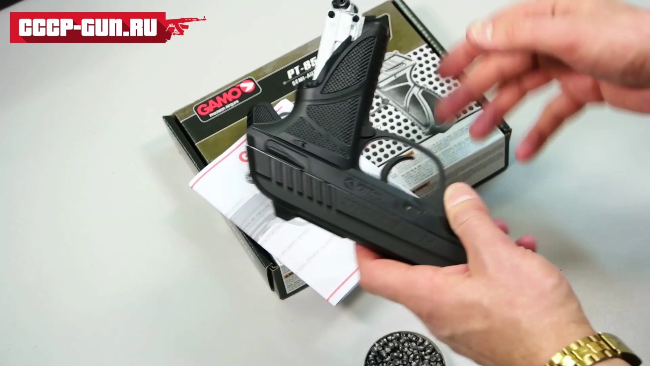 Пневматический пистолет Gamo PT-85 Blowback (Видео-Обзор)