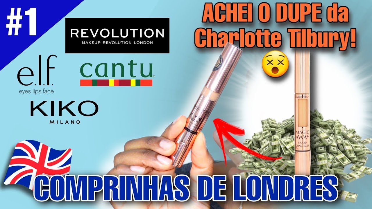 COMPRINHAS em LONDRES: Quais PRODUTOS IMPORTADOS de MAQUIAGEM e CABELOS eu COMPREI? 🤔💸 | PARTE I