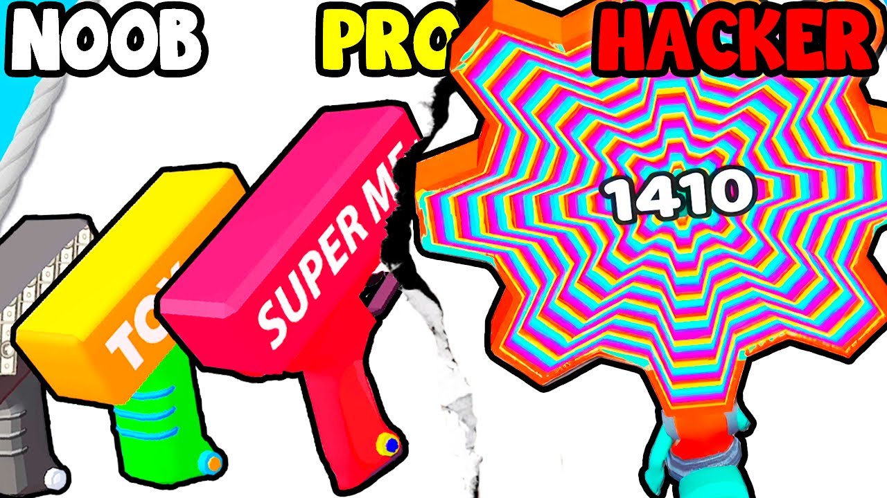 Dual Gameplay: LAYER MAN 3D vs BIG DEAL RUN 🍭💸🔫 NOOB vs PRO vs HACKER