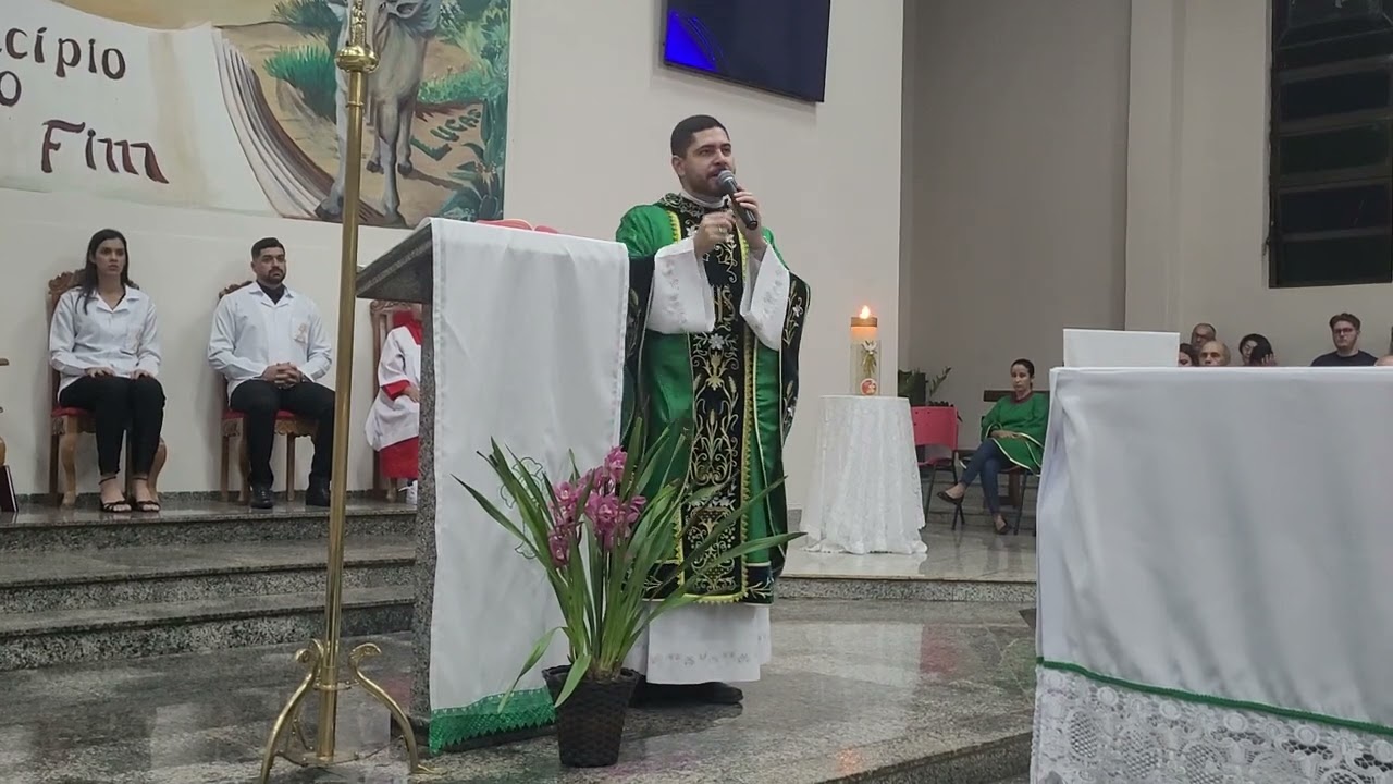Celebra&ccedil;&atilde;o com Padre Murilo da Par&oacute;quia S&atilde;o Jos&eacute; de Alto Piquiri .