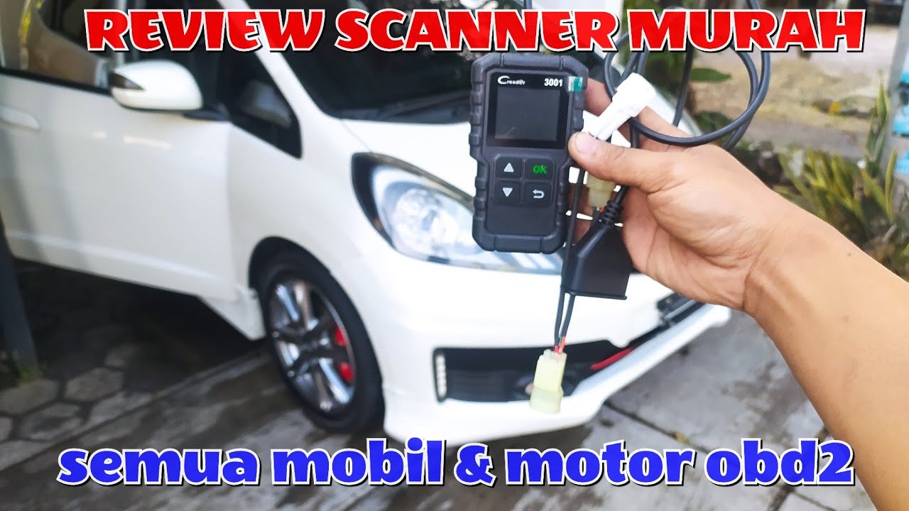 Scanner untuk semua motor dan mobil obd2 murah meriah
