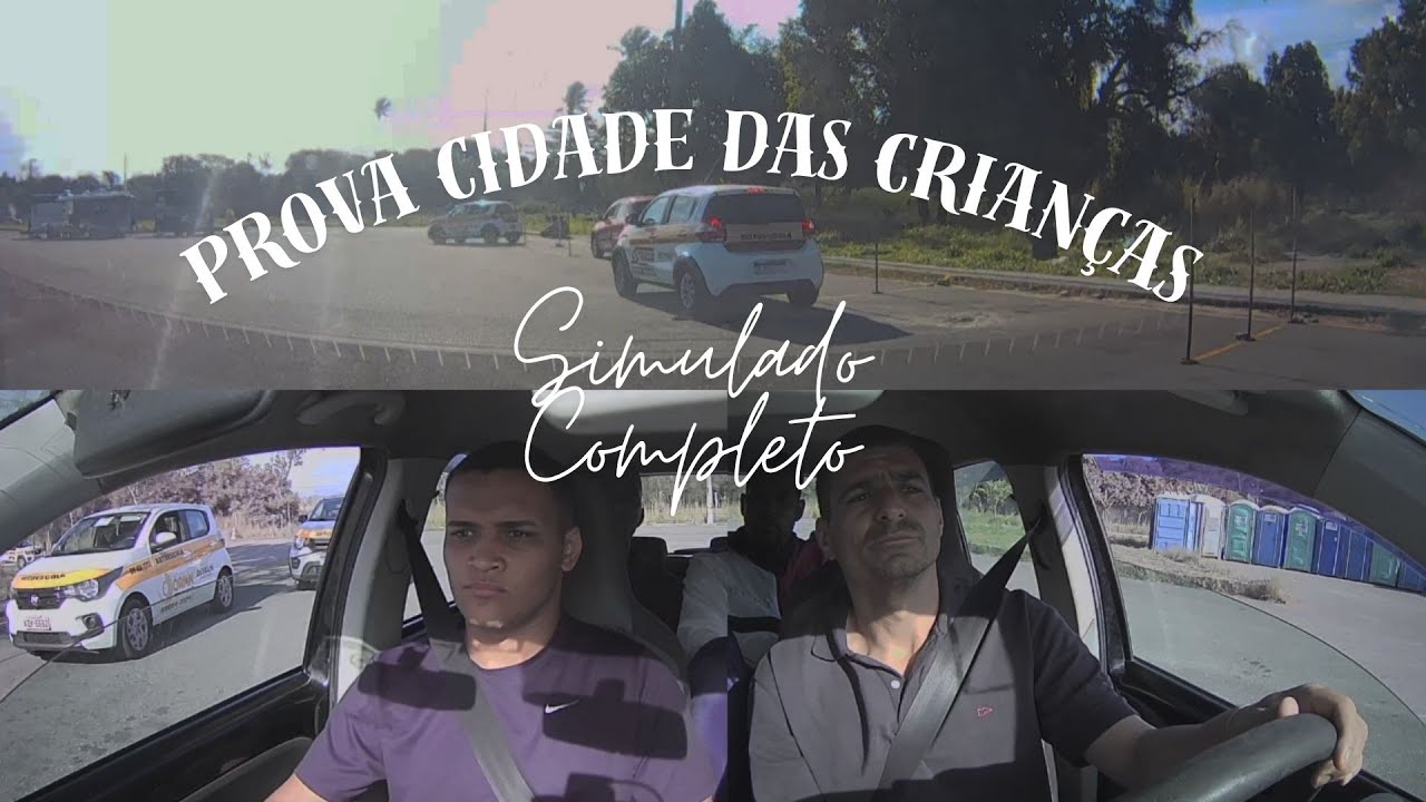 PROVA de Carro Simulado Cidade das Crianças Detran Rio de Janeiro. Eden