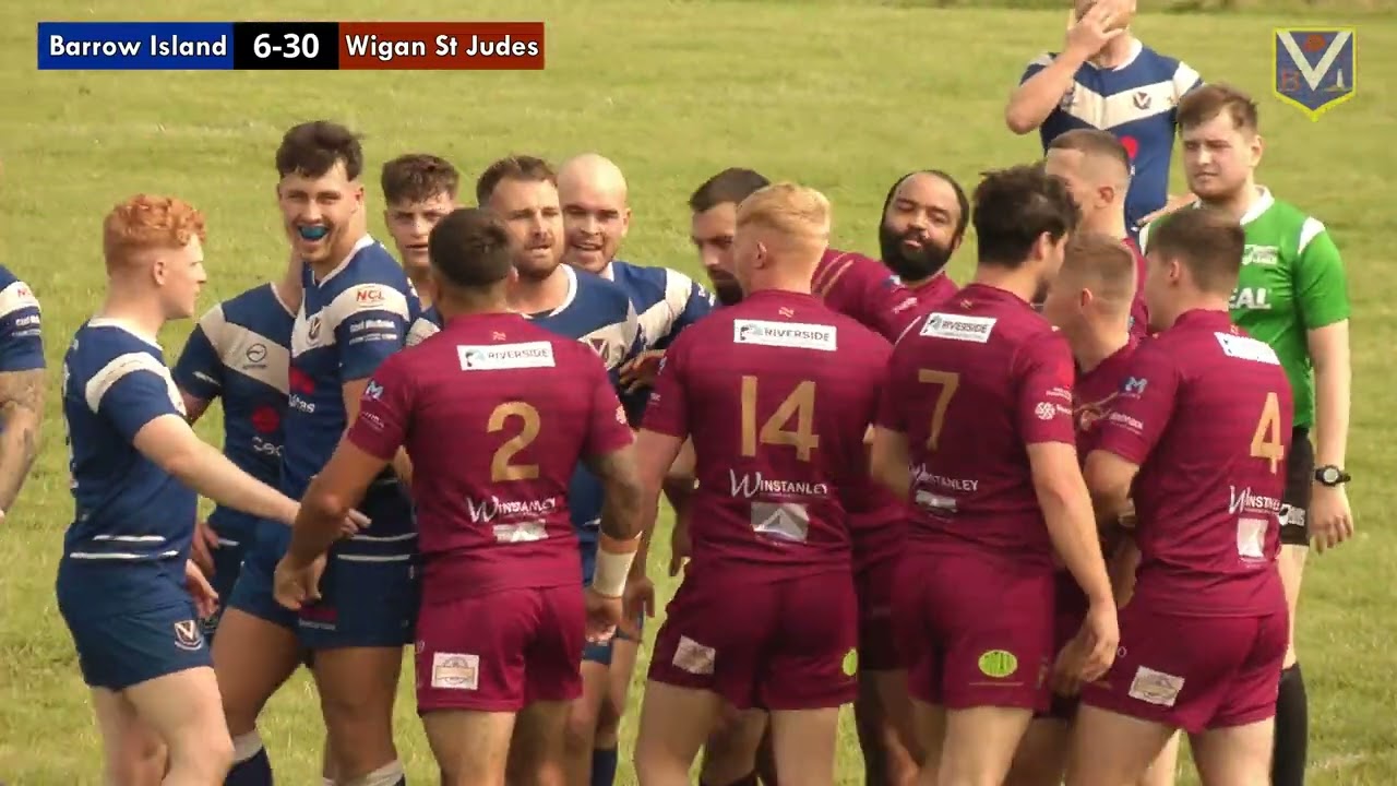 2024 08 17 Barrow Island v Wigan St Judes Highlights