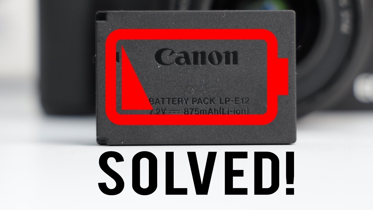 Canon M50 Bad Battery Life Solved!