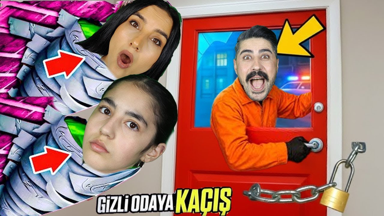 İLKİM NAZ VE SEVAL GİZLİ ODASINI TAŞIDI !! EŞİMDEN GİZLİ ODAYA KAÇIŞ !!
