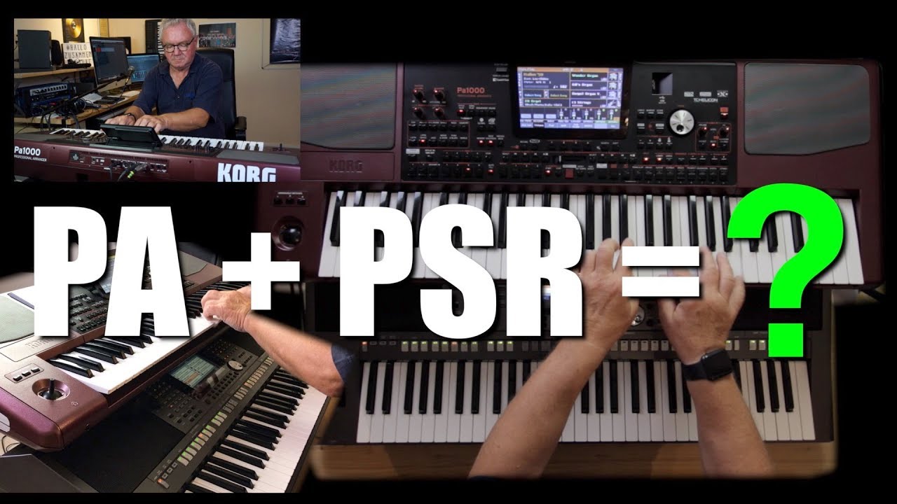 KORG PA1000 ... zusammen mit dem PSR-S970 #17